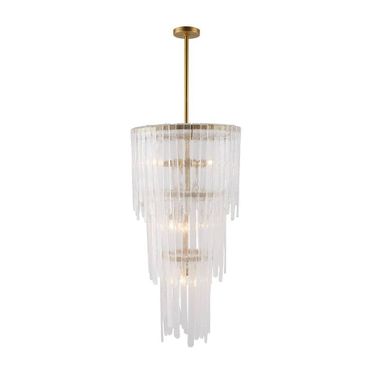 Raine Chandelier In Clear Seedy