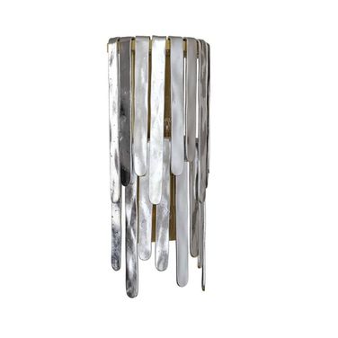 Raine Sconce In Blue Smoke Luster