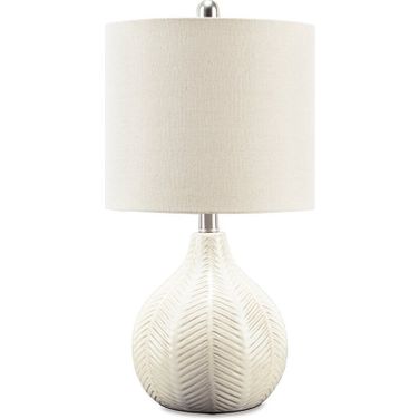 Rainermen Off White Table Lamp