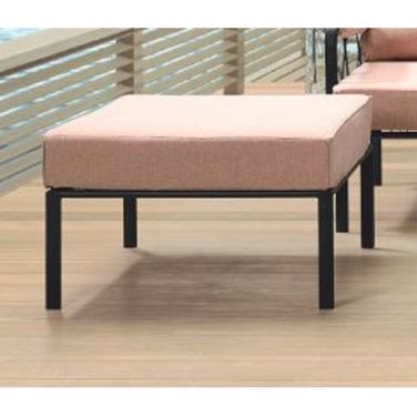 Rajni Patio Ottoman In Pink and Black