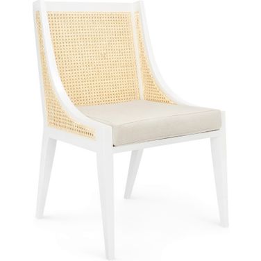 Raleigh Armchair Set of 2 In Eggshell White