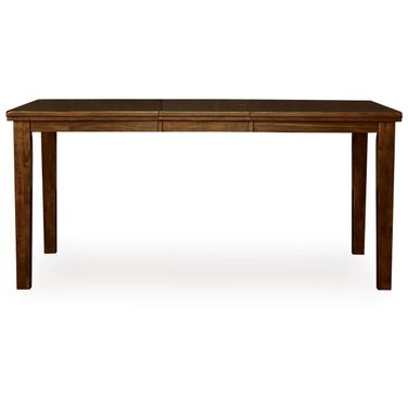 Ralene Counter Height Dining Extension Table In Medium Brown