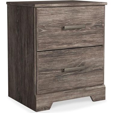 Ralinksi Gray Two Drawer Night Stand
