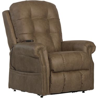 Ramsey Power Lift Lay Flat Recliner In Silt