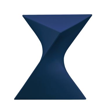 Randolph Accent Side Table Indoor and Outdoor Use Set of 2 In Navy Blue