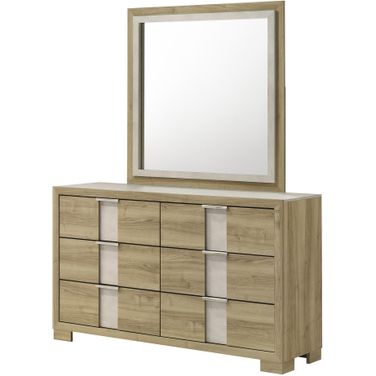 Rangley Dresser Mirror In Driftwood