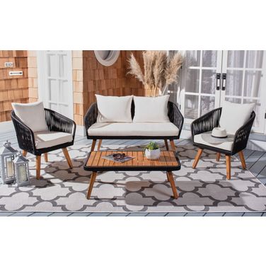 Ransin 4Pc Living Set in Beige PAT7074B-2BX