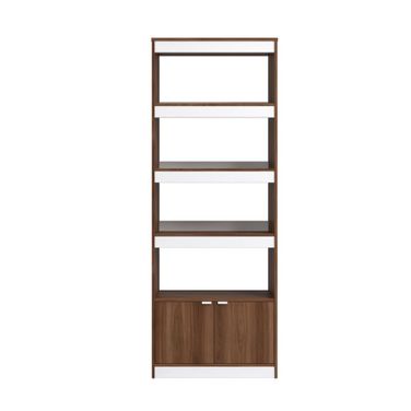 Ratzer Bookcase In Brown and White