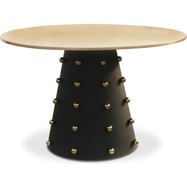 Raven Dining Table In Black and Gold