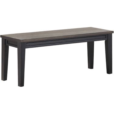Raven Ebony And Driftwood Noir Bench
