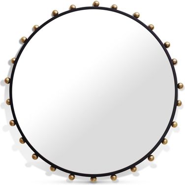 Raven Mirror In Black and Gold