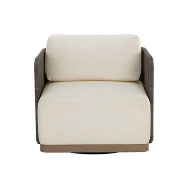 Ravenna Swivel Armchair In Stinson Cream