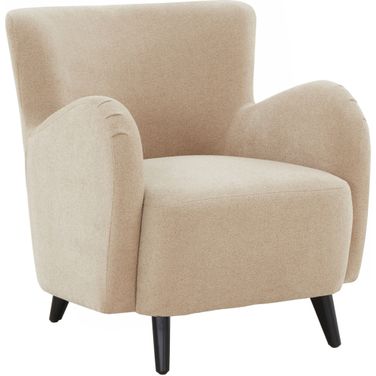 Rayanne Modern Wingback Chair In Tan