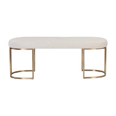 Rayla Bench In Belfast Oatmeal