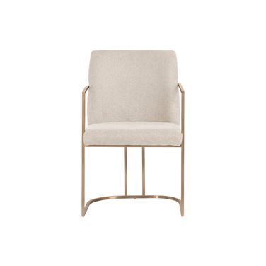 Rayla Dining Armchair In Belfast Oatmeal