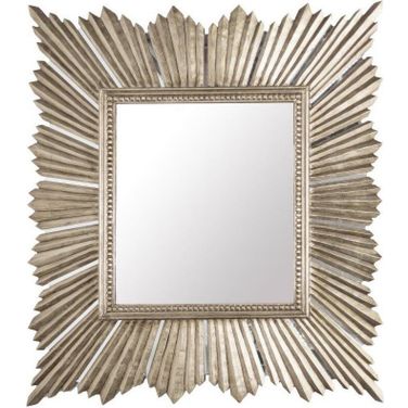Raymond Champagne Silver Leaf Extra Large Mirror
