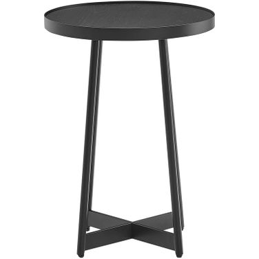 Rayne Modern Round Accent Table In Black