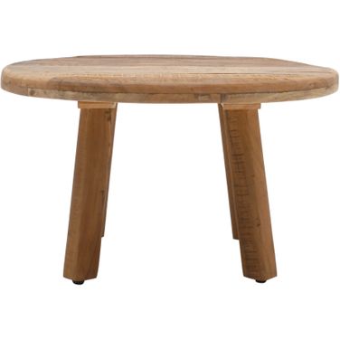 Reclamation 24 Inch Coffee Table In Rustic Brown