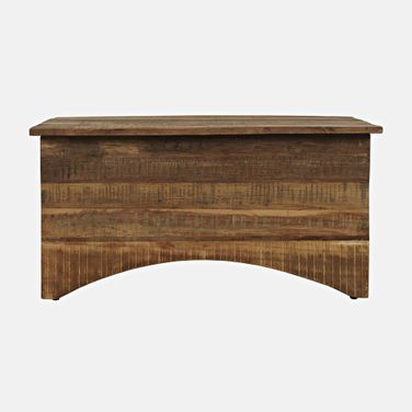 Reclamation 36 Inch Storage Chest Cabinet In Rustic Brown
