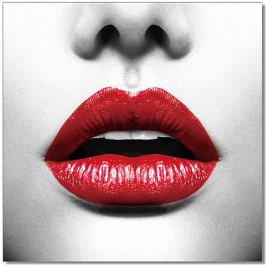 Red Lips Wall Art
