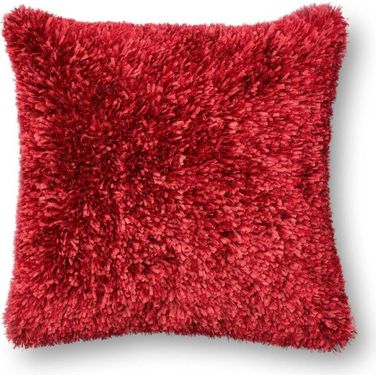 Loloi P0045 Red 13" x 21" Cover w/Down Pillow
