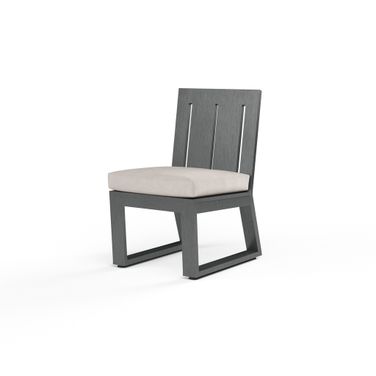 Redondo Armless Dining Chair in Canvas Natural