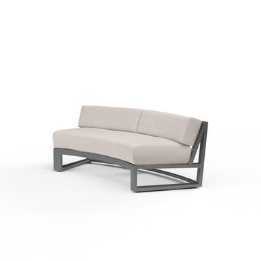 Redondo Curved Sofa in Canvas Natural