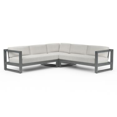 Redondo Sectional in Cast Silver