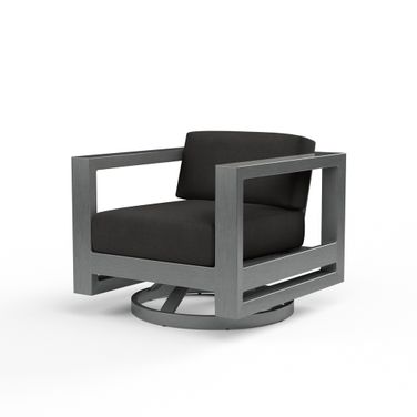 Redondo Swivel Club in Spectrum Carbon