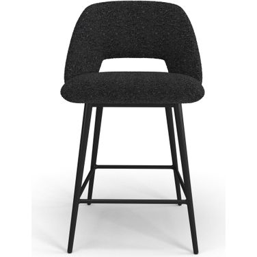 Reed Counter Height Stools Set of 2 In Black