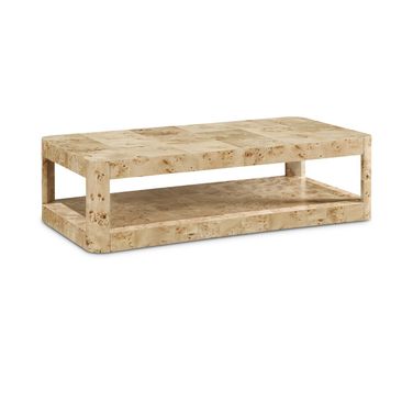 Reeves Coffee Table In Burl