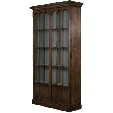 Refined Arches Brown Tall Bookcase