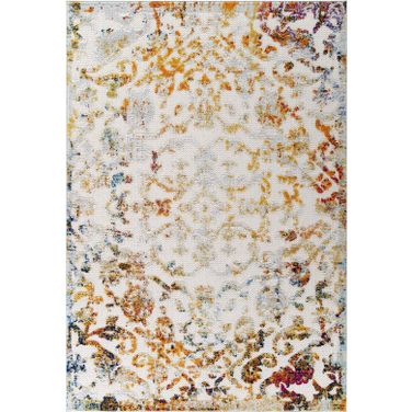 Reflect Multicolor Primrose Ornate Floral Lattice 8x10 Indoor/Outdoor Area Rug R-1179A-810