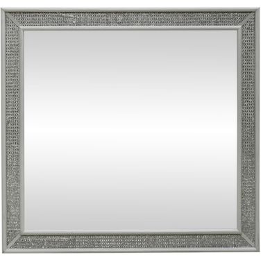 Reflections Lighted Mirror In Pearl White