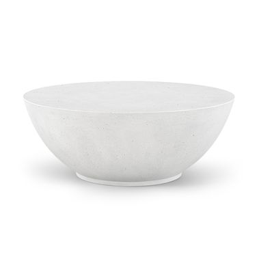 Reggio Concrete Indoor and Outdoor Coffee Table In White