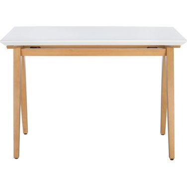 Reid Desk in Oak and White