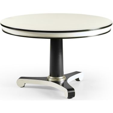 Reimagined 48 Inch Dipole Biedermeier Breakfast Table In Black