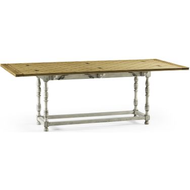 Reimagined Dielectric Hunt Table In Natural Oak