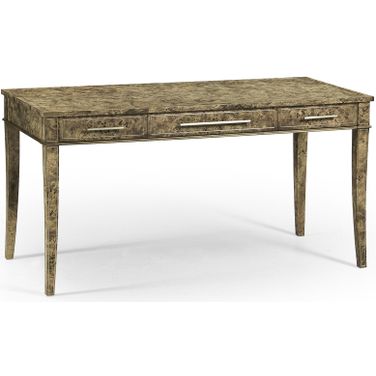 Reimagined Fulgurite Desk In Golden Amber