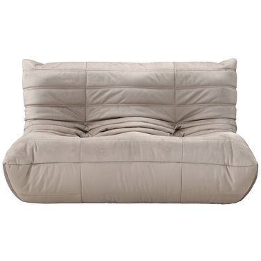 Relax 54.75 Inch Velvet Upholstered Loveseat In Taupe