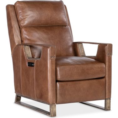 Relic Power Recliner with Power Headrest In Brown