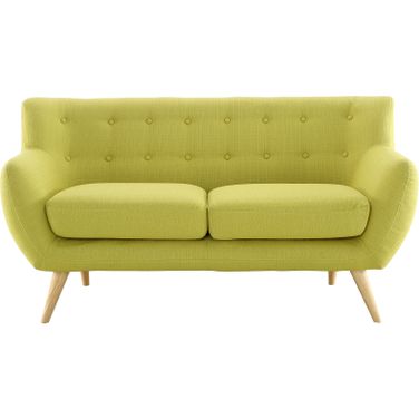 Remark Wheat Grass Upholstered Fabric Loveseat
