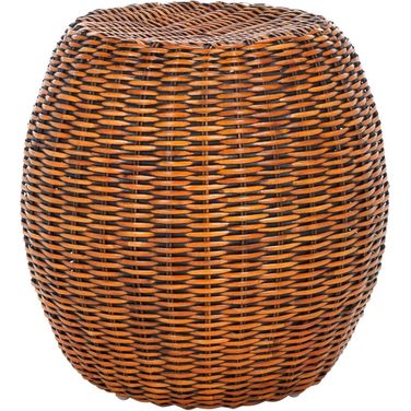 Remi Brown and Multi End Table