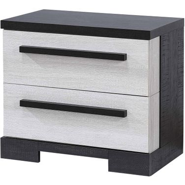Remington Night Stand In Chalk and Ebony