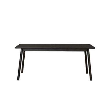 Remix 86 Inch Extension Dining Table In Antique Black