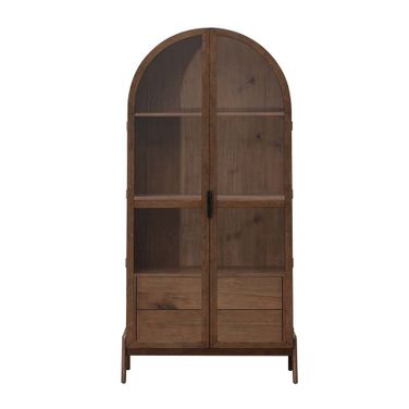 Remix Display Cabinet In Brown