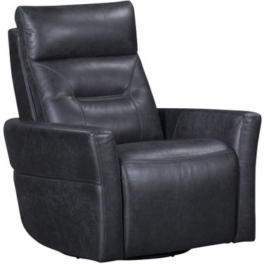 Remmington Power Swivel Glider Recliner with Power Headrest In Vintage Slate