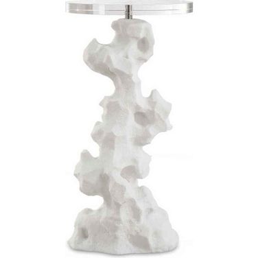 Remnant Stone Drink Table In White