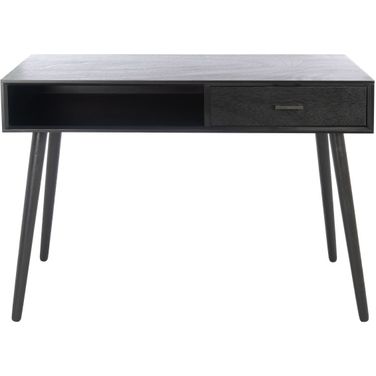 Remy 1 Drawer Writing Desk in Black