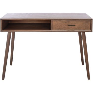 Remy 1 Drawer Writing Desk in Brown
